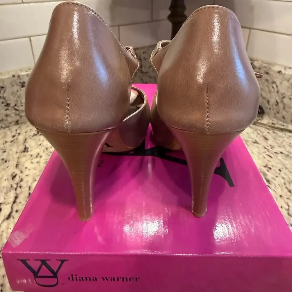 Italian Leather Diana Warner Heels